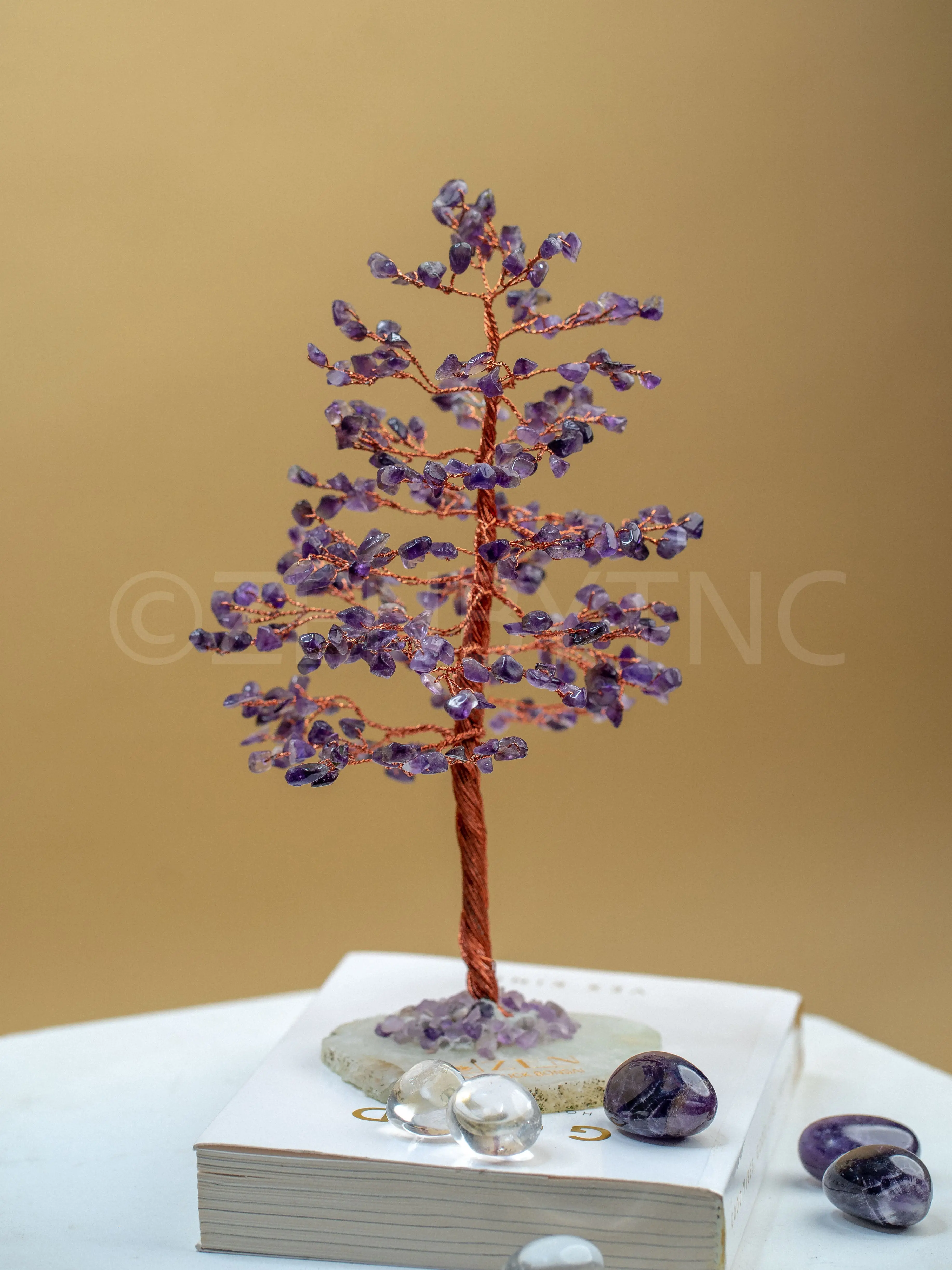 Amethyst Good Luck Crystal Tree - Prosperity | 300 Crystals | The Zen Crystals - Image 4