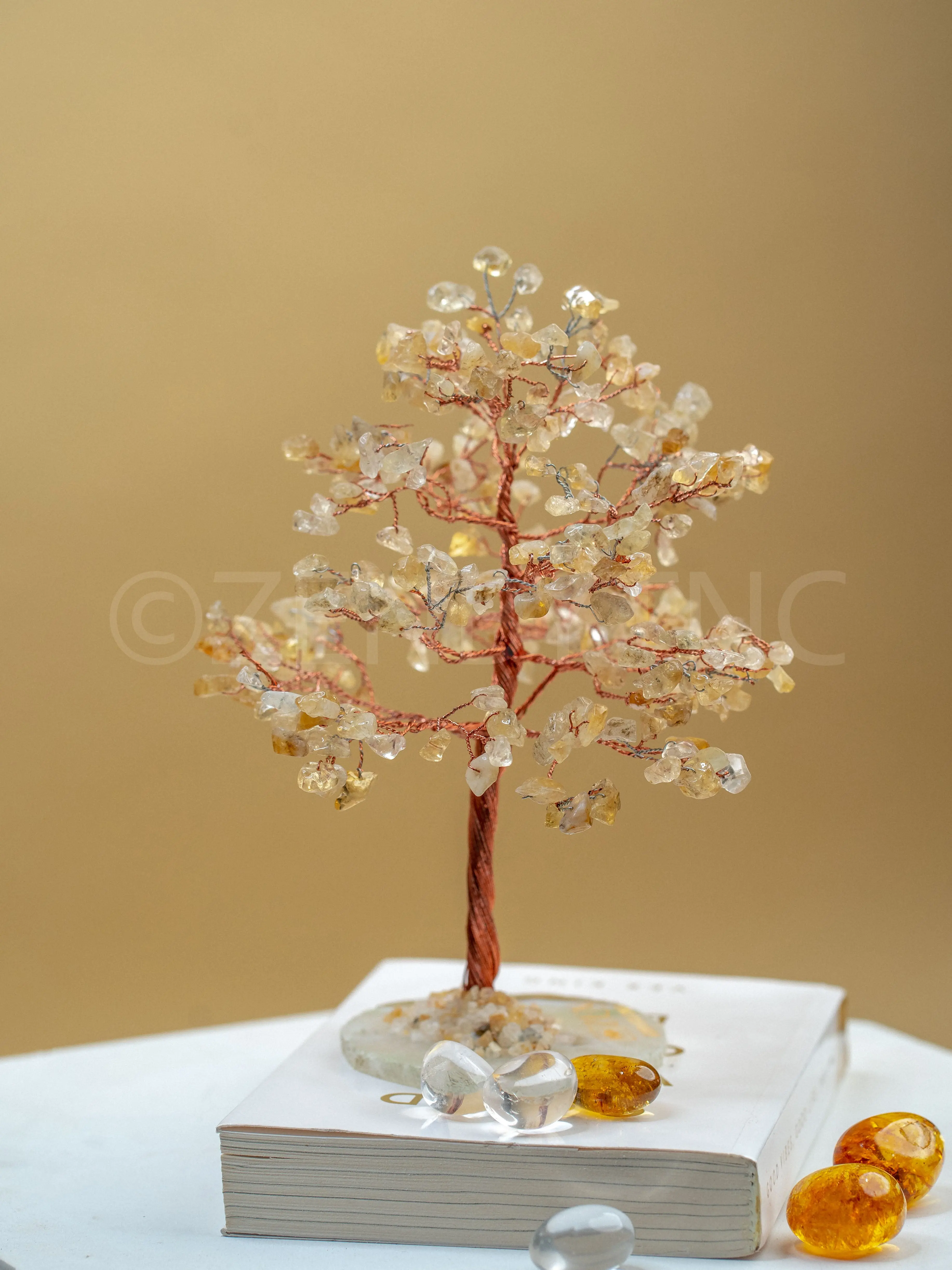 Zen Citrine Good Luck Crystal Tree - Success | 300 Crystals | The Zen Crystals - Image 3